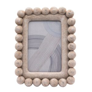 Sandstone Beaded Picture Frame, 4x6