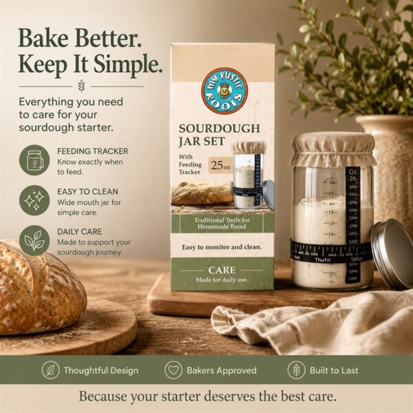 Complete Sourdough Starter Jar Kit